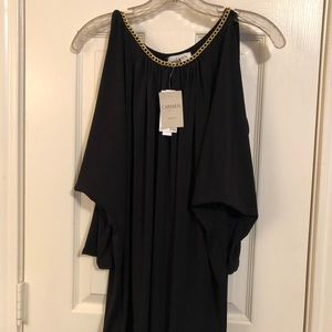 Open shoulder Carmen Marc Valvo top